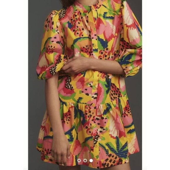 BNWT, Farm Rio Vibrant eye-catching dress, size M - Picture 3 of 4